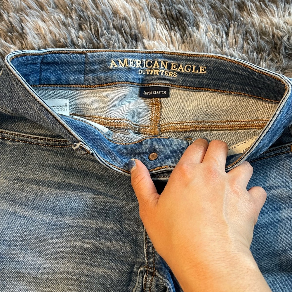 American eagle super stretch jeggings Outfitters, Color : Light Shadow - Picture 3 of 9